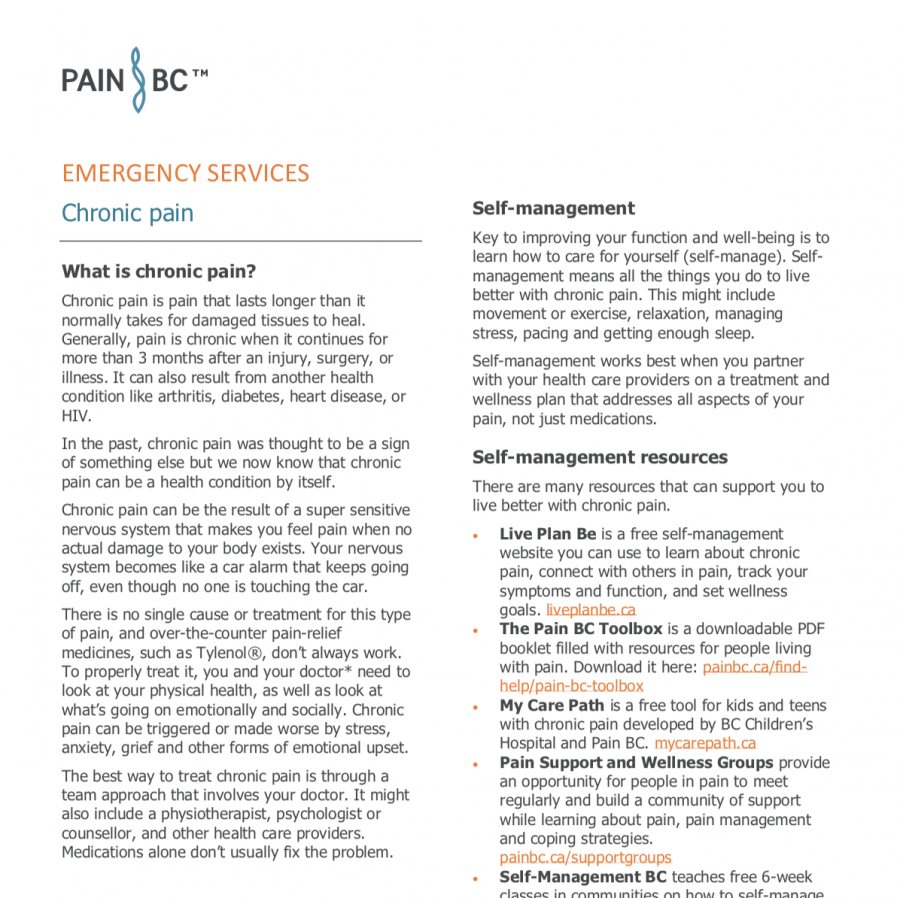 Emergency Discharge Sheet